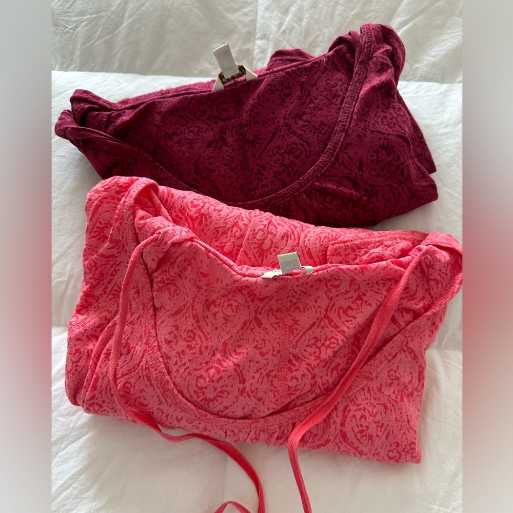 Sonoma set of two Relaxed Blouses 3/4 length with Sleeves 3X